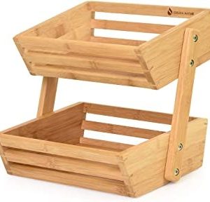 Golden Nature Bamboo Fruit Basket