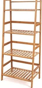 HOMFA Bamboo 4 Shelf Bookcase